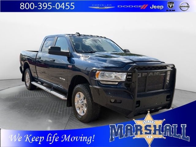 2022 RAM 2500 Big Horn in Patriot Blue Pearlcoat — front three-quarter view