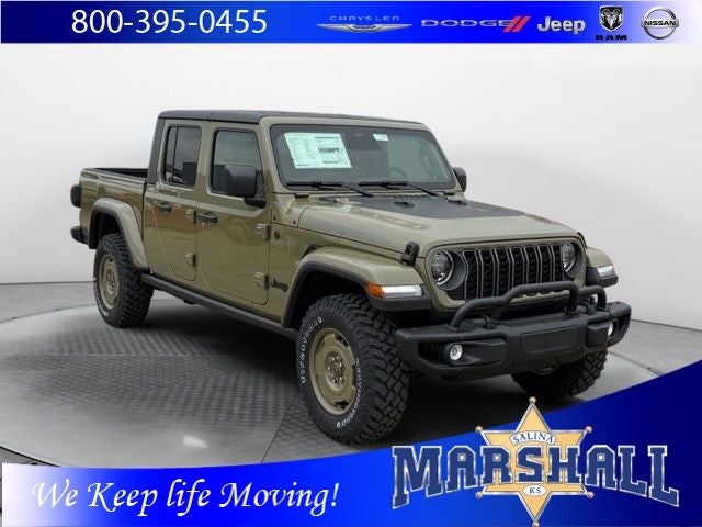 2026 Jeep Gladiator GLADIATOR WILLYS '41 4X4 in 41 Exterior Paint — front three-quarter view