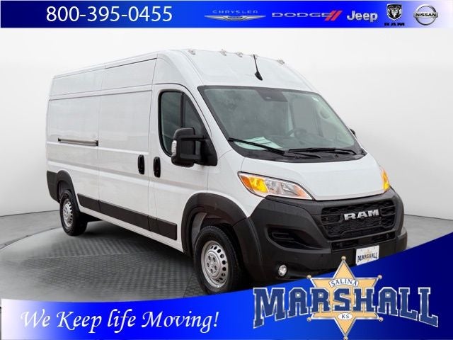 2026 RAM Ram ProMaster RAM PROMASTER 2500 TRADESMAN CARGO VAN HIGH ROOF 159' WB in Bright White Clear-Coat Exterior Paint — front...