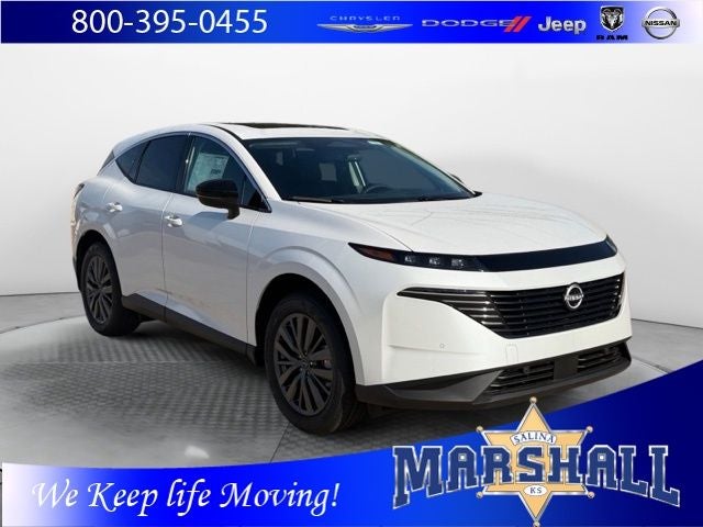 2026 Nissan Murano SL in Everest White Pearl Tricoat — front three-quarter view