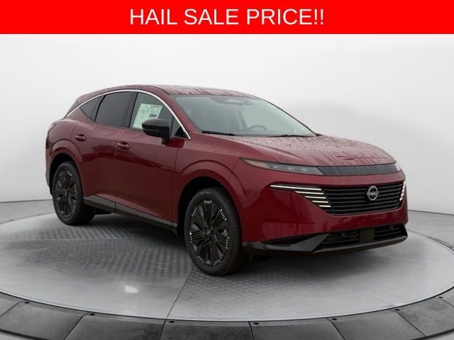 2026 Nissan Murano Platinum in Scarlet Ember Tintcoat — front three-quarter view